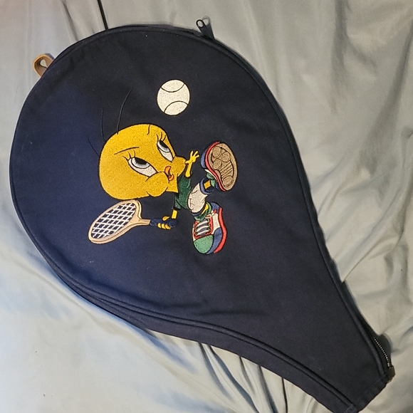 Coca Cola Tennis Racket Cover Warner Bros. | Games | 9s Tweety Bird Tennis Racquet Cover | Poshmark